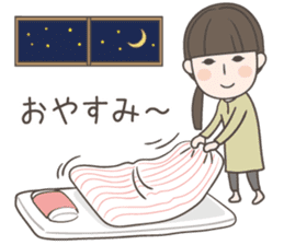 Rustic girl Sticker sticker #11596626