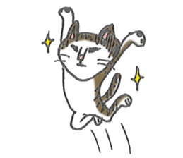 Lovely cat "Chibi" sticker #11596821