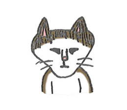 Lovely cat "Chibi" sticker #11596822