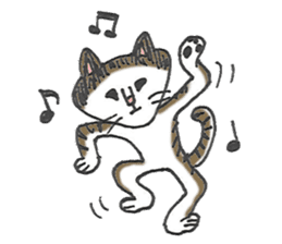 Lovely cat "Chibi" sticker #11596826