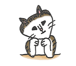 Lovely cat "Chibi" sticker #11596831