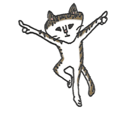Lovely cat "Chibi" sticker #11596833