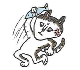 Lovely cat "Chibi" sticker #11596834