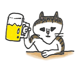 Lovely cat "Chibi" sticker #11596835