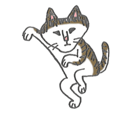 Lovely cat "Chibi" sticker #11596836