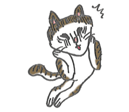 Lovely cat "Chibi" sticker #11596838