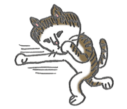 Lovely cat "Chibi" sticker #11596839