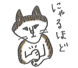 Lovely cat "Chibi" sticker #11596842