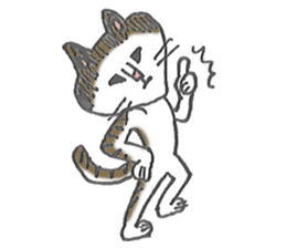 Lovely cat "Chibi" sticker #11596844