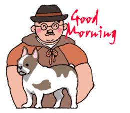 English good morning from handsome men sticker #11597126
