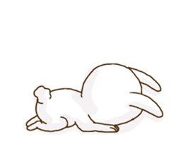 rabbit of an idol fan sticker #11597519