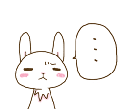 rabbit of an idol fan sticker #11597524