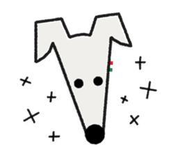 ITAGREMY : Face of Italian Greyhound. sticker #11597613