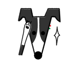 ITAGREMY : Face of Italian Greyhound. sticker #11597623