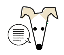 ITAGREMY : Face of Italian Greyhound. sticker #11597636