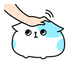 Cat is looking at the upper left sticker #11597948