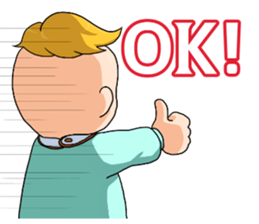 Go!Go! Cool Baby Tech-kun English ver. sticker #11598092