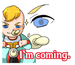 Go!Go! Cool Baby Tech-kun English ver. sticker #11598104