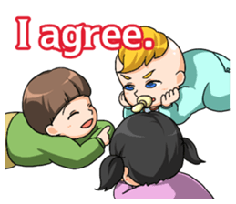 Go!Go! Cool Baby Tech-kun English ver. sticker #11598116