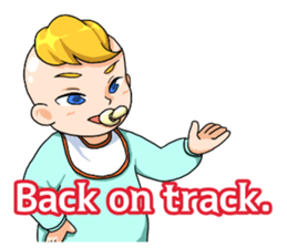 Go!Go! Cool Baby Tech-kun English ver. sticker #11598117
