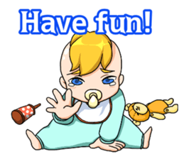 Go!Go! Cool Baby Tech-kun English ver. sticker #11598119