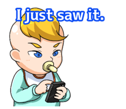 Go!Go! Cool Baby Tech-kun English ver. sticker #11598123