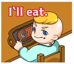 Go!Go! Cool Baby Tech-kun English ver. sticker #11598125