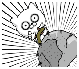 Lack of sleep of Cat sticker #11598281