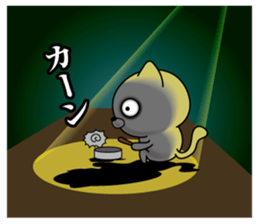 Lack of sleep of Cat sticker #11598287