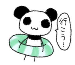 mochiyuru panda sticker #11598353