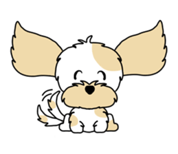 Mofu-mofu dog sticker #11598728