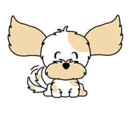Mofu-mofu dog sticker #11598728