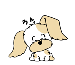 Mofu-mofu dog sticker #11598729