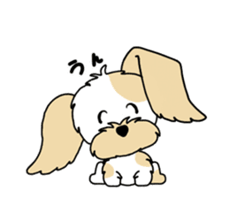 Mofu-mofu dog sticker #11598729
