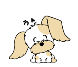 Mofu-mofu dog sticker #11598729