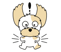 Mofu-mofu dog sticker #11598735