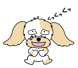 Mofu-mofu dog sticker #11598745