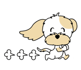 Mofu-mofu dog sticker #11598746