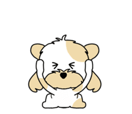 Mofu-mofu dog sticker #11598747