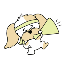 Mofu-mofu dog sticker #11598749