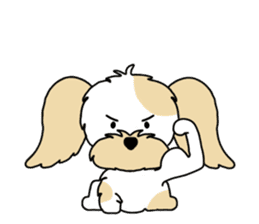 Mofu-mofu dog sticker #11598750