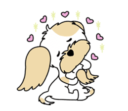 Mofu-mofu dog sticker #11598753