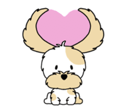 Mofu-mofu dog sticker #11598754