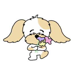 Mofu-mofu dog sticker #11598756