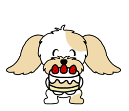 Mofu-mofu dog sticker #11598757