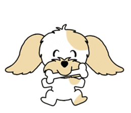 Mofu-mofu dog sticker #11598758