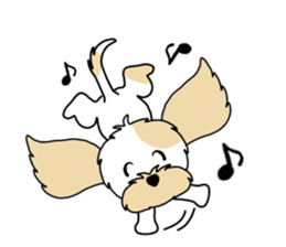 Mofu-mofu dog sticker #11598759