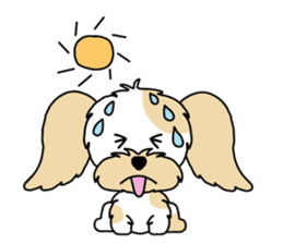 Mofu-mofu dog sticker #11598766