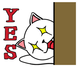 Cat three brothers sticker #11599122