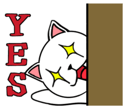 Cat three brothers sticker #11599122